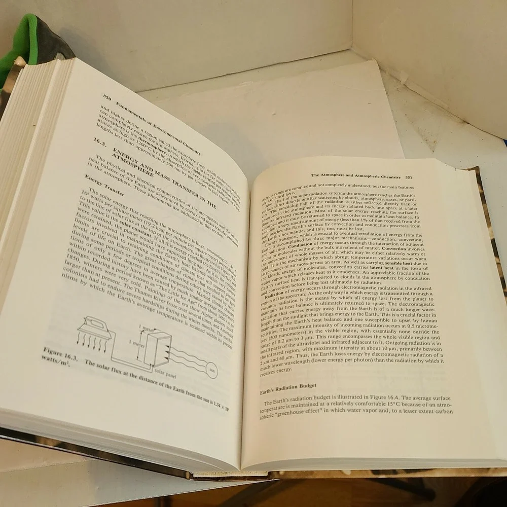FUNDAMENTALS OF ENVIRONMENTAL CHEMISTRY By Stanley‎ E. Manahan - Hardcover *VG+*